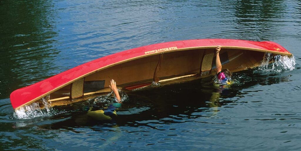 How to Right a Capsized Canoe.
